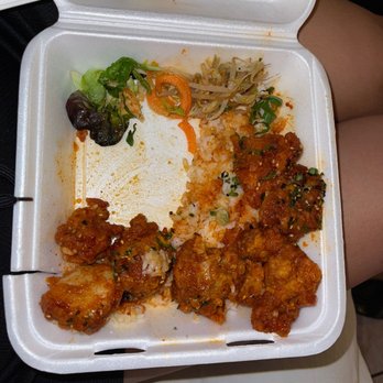 TeppanLegend - I ate 2 small small pieces of chicken & my rice is about gone  I had to cook rice to add to this plate - Food Trucks Near Me - Kaneohe, Hawaii