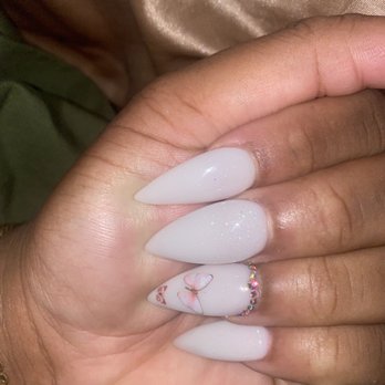Exotic Nails & Designs - Look at my middle finger and tell me that looks okay - Nail Salons Near Me - Boston, Massachusetts Exotic Nails & Designs - Look at my middle finger and tell me that looks okay - Nail Salons Near Me - Boston, Massachusetts