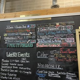 Here is their current menu and selection. Here is their current menu and selection.