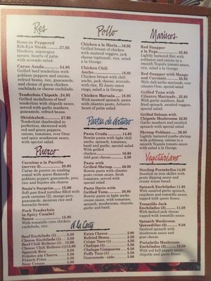 Menu photo 6 El Jarro De Arturo San Antonio, TX