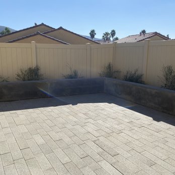 Infinite Sky Landscape Design - Pavers, seat wall and silver sheen plants - Landscape Architects or Designers Near Me