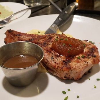 Anthonie's Market Grill - Pork Chop w/Apple Butter - Seafood Near Me - Simonton, Texas