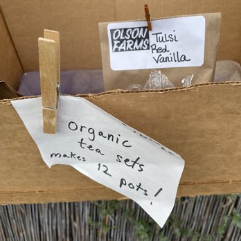 Olson Farms - Organic tea sets - Farmers Market Near Me - Oakland, California Olson Farms - Organic tea sets - Farmers Market Near Me - Oakland, California