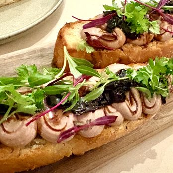 Norcina - Duck Liver Toast - Italian Near Me - San Francisco, California Norcina - Duck Liver Toast - Italian Near Me - San Francisco, California