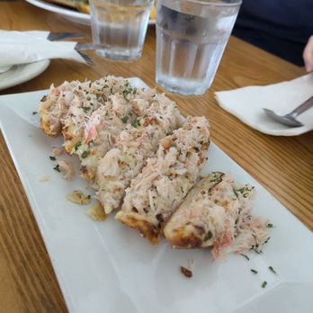 Flying Fish & Grill - Crab cheese bread. Super rich! - Seafood Near Me - Half Moon Bay, California