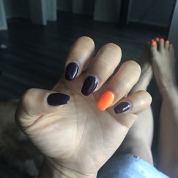 Acrylic Coffin shaped gel Acrylic Coffin shaped gel