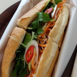 Banh Mi Etc - A tofu and mushroom banh mi
