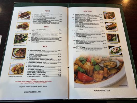 Menu photo 1 Thai Original BBQ Glendale, CA Menu photo 1 Thai Original BBQ Glendale, CA