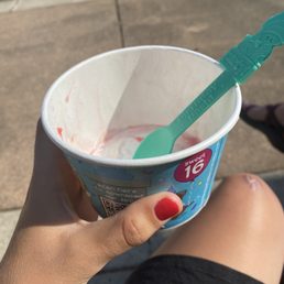 They have the #1 flavor in Roswell! But I got the original tart. Lady was very nice and gave us free spoons They have the #1 flavor in Roswell! But I got the original tart. Lady was very nice and gave us free spoons