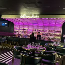 The bar at the lower section