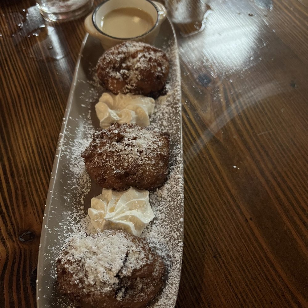 Briquette - Bread pudding beignets - Seafood Near Me - New Orleans, Louisiana Briquette - Bread pudding beignets - Seafood Near Me - New Orleans, Louisiana