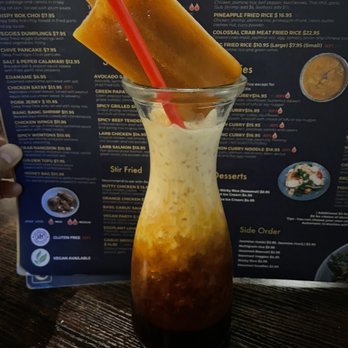 Kin Long Beach - Thai Iced Tea -- it's v good ! Best I've had. - Thai Near Me - Long Beach, California