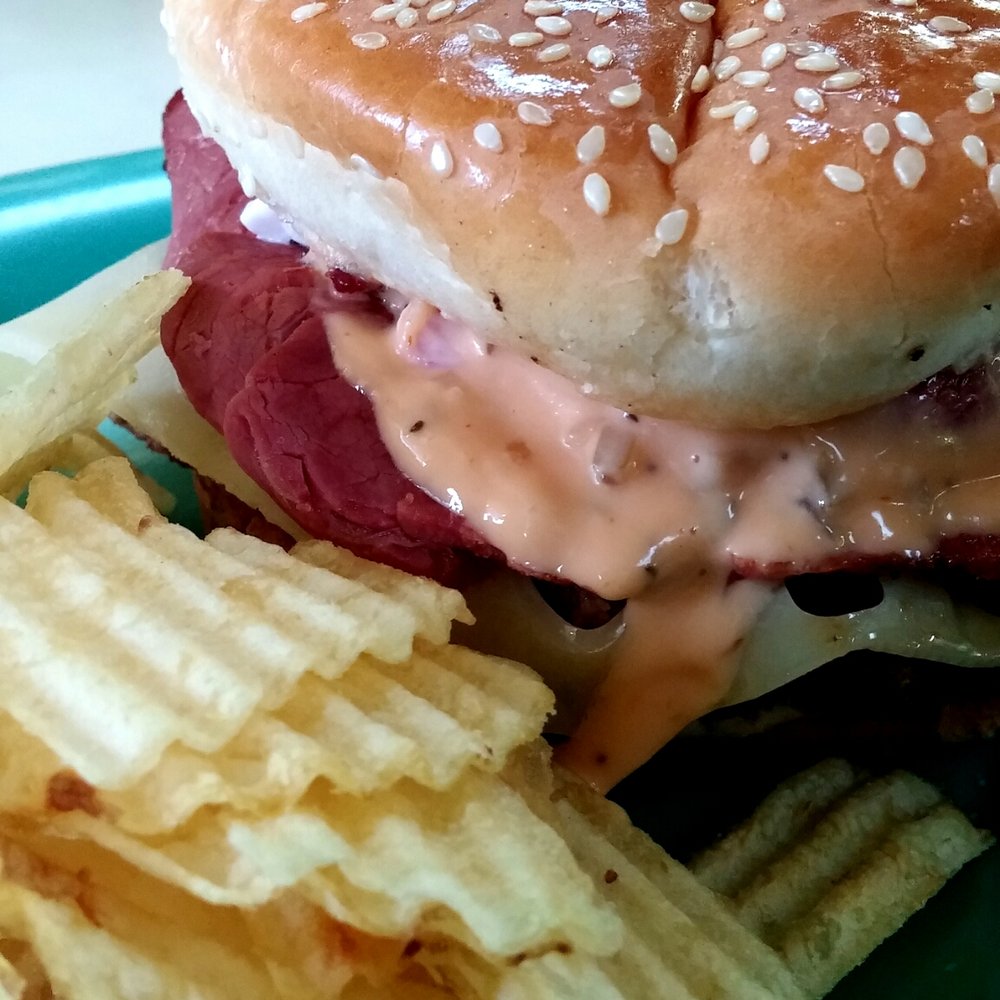 Sunnyside Grill - Ruben burger - American Near Me - Cleves, Ohio