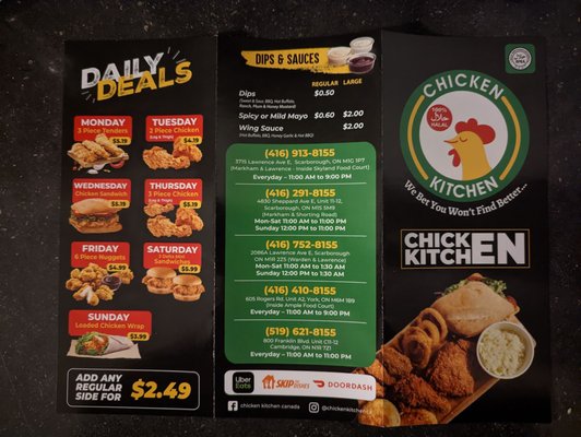 Menu photo 2 Chicken Kitchen Toronto, ON