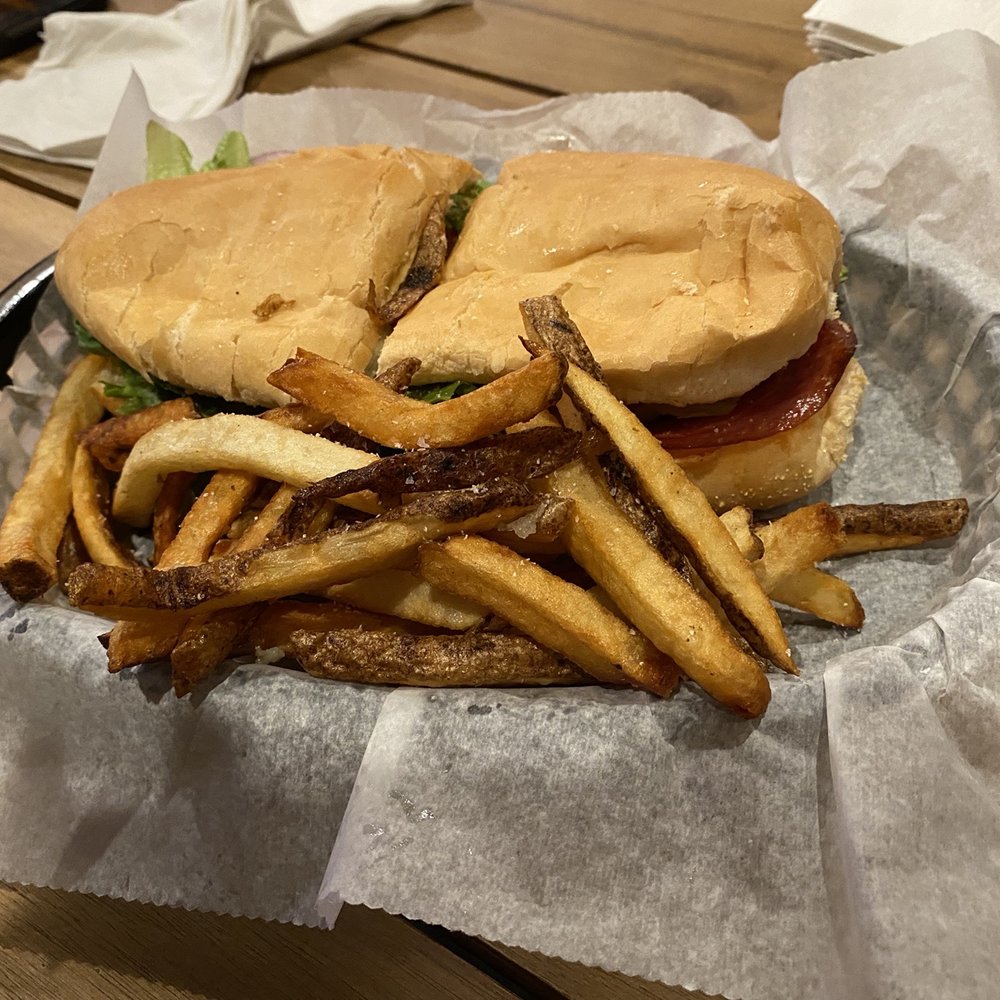 Birch Tavern - Italian sub with regular fries - New American Near Me - Groveport, Ohio Birch Tavern - Italian sub with regular fries - New American Near Me - Groveport, Ohio