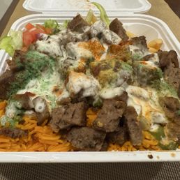Lamb over rice Lamb over rice