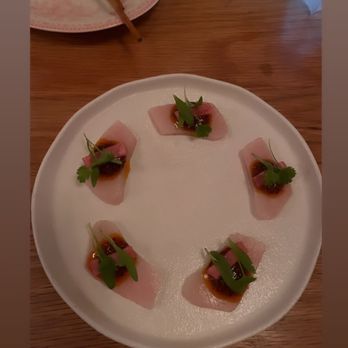 Mokyo - Yellowtail crudo - Korean Near Me - New York, New York Mokyo - Yellowtail crudo - Korean Near Me - New York, New York