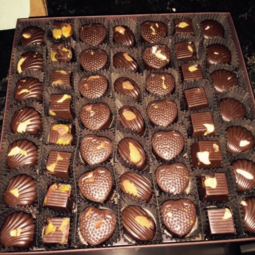 Li-Lac Chocolates - Dark chocolates with nuts ($45) - Chocolatiers & Shops Near Me - New York, New York Li-Lac Chocolates - Dark chocolates with nuts ($45) - Chocolatiers & Shops Near Me - New York, New York