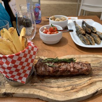 A Boneca - Lunch .... Sardines and roasted pork loin - Portuguese Near Me - Lagoa, 08
