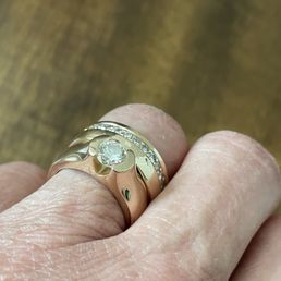 Wedding ring set redo