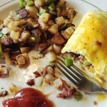 Lumberjacks Restaurant - Denver Omelet/Country Potatoes, Onion& Bell Peppers. Off the senior menu. Loaded with flavor! I Lumberjacks! - American Near Me - Sacramento, California Lumberjacks Restaurant - Denver Omelet/Country Potatoes, Onion& Bell Peppers. Off the senior menu. Loaded with flavor! I Lumberjacks! - American Near Me - Sacramento, California