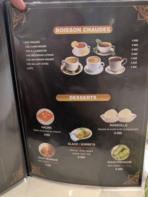 Menu photo 6 Taj Mahal Paris, 75