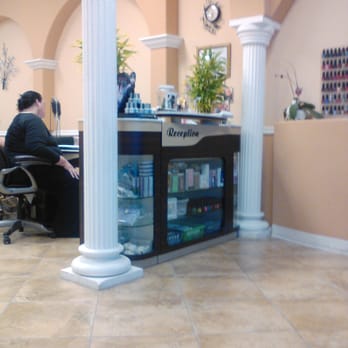 VIP Nails & Spa - Reception area, notepad on counter to sign in - Nail Salons Near Me - Cape Coral, Florida VIP Nails & Spa - Reception area, notepad on counter to sign in - Nail Salons Near Me - Cape Coral, Florida