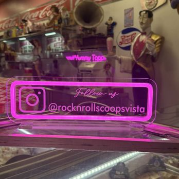 Rock N Roll Scoops - Ice Cream & Frozen Yogurt Near Me - Vista, California