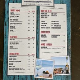 Wine & Beer menu Wine & Beer menu