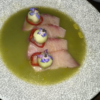 HIDE+SEEK - Hamachi Crudo - New American Near Me - Chicago, Illinois HIDE+SEEK - Hamachi Crudo - New American Near Me - Chicago, Illinois