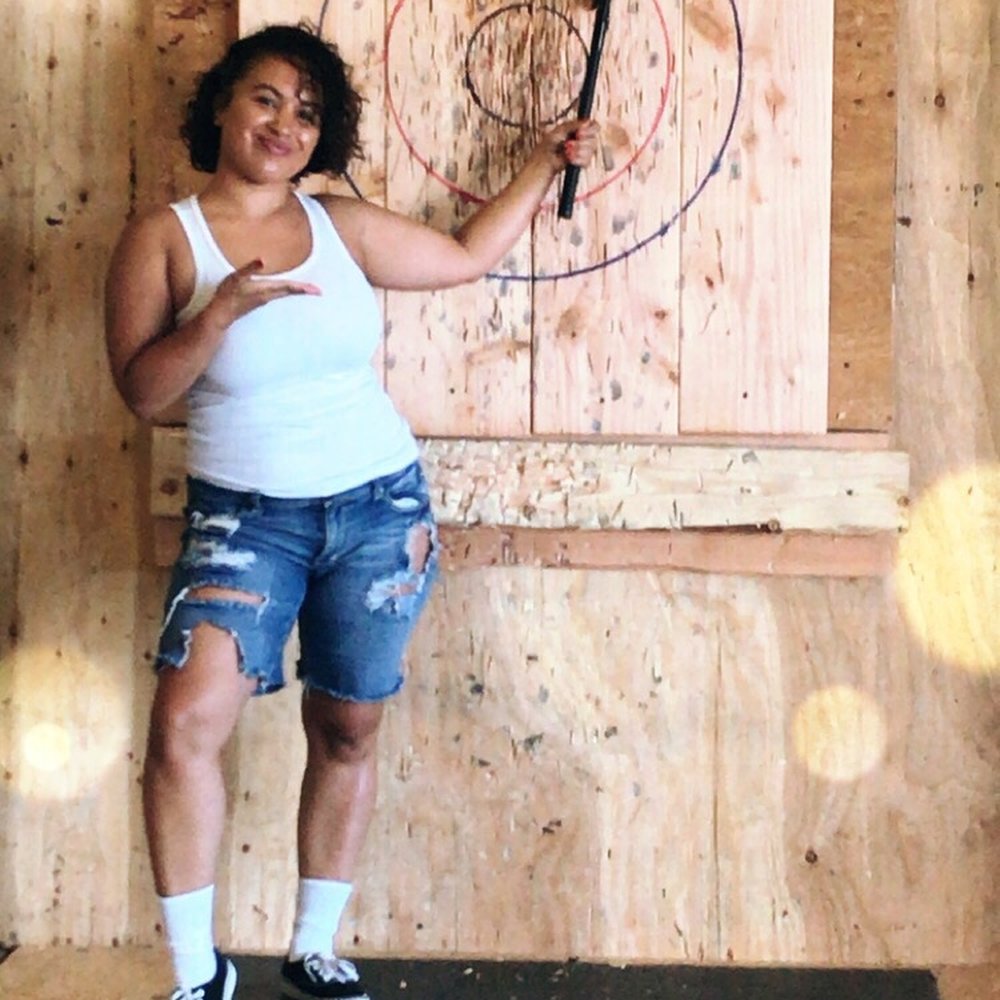 AxeVentures - Got that bullseye!!!! So much fun!! - Axe Throwing Near Me - San Diego, California AxeVentures - Got that bullseye!!!! So much fun!! - Axe Throwing Near Me - San Diego, California