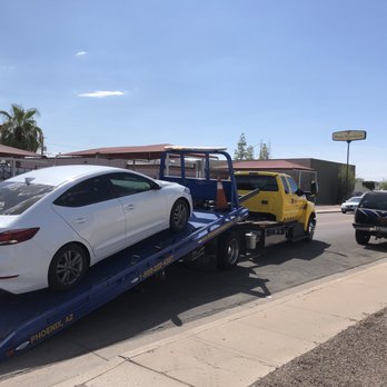 Prestige Custom Rides - Car being towed to body shop because they messed up my car which is not drivable now. - Auto Repair Near Me - Mesa, Arizona