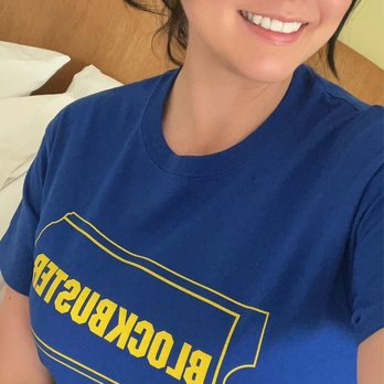 Blockbuster - I bought a T-shirt that goes back in time to my childhood Friday nights of pizza delivery and blockbuster parties. - Videos & Video Game Rental Near Me - Bend, Oregon