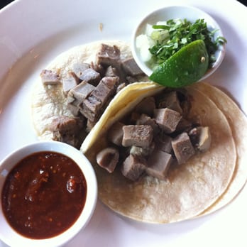 Salsa & Agave Mexican Grill - Beef Tongue Tacos - Mexican Near Me - Vancouver, British Columbia