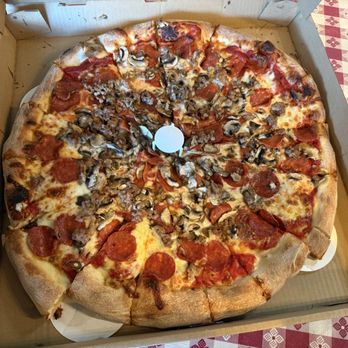 Napoli Pizzeria Vacaville - Sausage, pepperoni, and mushroom - Italian Near Me - Vacaville, California