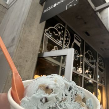 Milk & Cookies - Entrance with Cookie Monster. - Ice Cream & Frozen Yogurt Near Me - San Diego, California Milk & Cookies - Entrance with Cookie Monster. - Ice Cream & Frozen Yogurt Near Me - San Diego, California