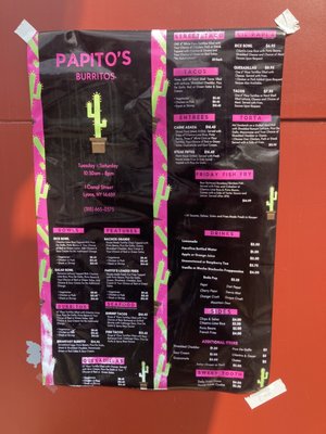 Menu photo 4 Papito’s Burritos Rochester, NY Menu photo 4 Papito’s Burritos Rochester, NY