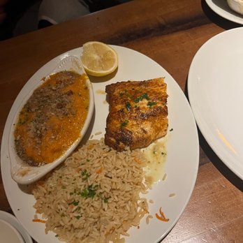 Stoney River - Lemon butter Pan-Roasted Cold Water Salmon* - Steakhouses Near Me - Roswell, Georgia Stoney River - Lemon butter Pan-Roasted Cold Water Salmon* - Steakhouses Near Me - Roswell, Georgia