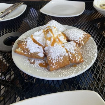 Flatlands Bourbon And Bayou - Beignets stuffed with praline. - Cajun/Creole Near Me - Alpharetta, Georgia Flatlands Bourbon And Bayou - Beignets stuffed with praline. - Cajun/Creole Near Me - Alpharetta, Georgia
