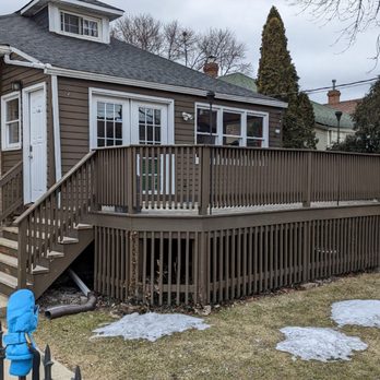 Danny Deconstruction - deck before - Junk Removal & Hauling Near Me