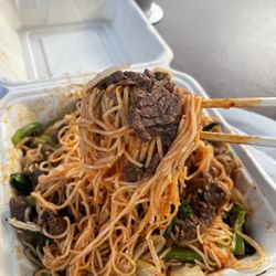Tasty Korean BBQ - "Spicy" bibimguksu- not spicy