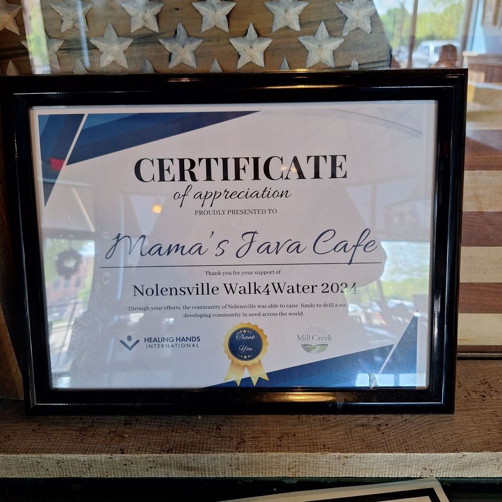 Mama's Java - Proud certificate - Coffee & Tea Near Me - Nolensville, Tennessee Mama's Java - Proud certificate - Coffee & Tea Near Me - Nolensville, Tennessee