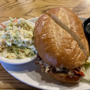 Irish Wolfhound - Irish Philly Steak Sandwich and coleslaw - Irish Near Me - Surprise, Arizona Irish Wolfhound - Irish Philly Steak Sandwich and coleslaw - Irish Near Me - Surprise, Arizona