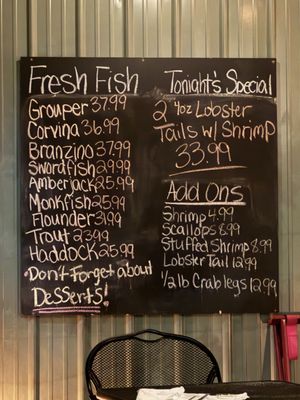 Menu photo 1 Harry's Old Place Winter Haven, FL