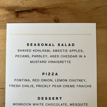 Anello - Sonoran Week Menu - Pizza Near Me - Tucson, Arizona