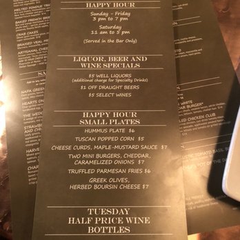 NAPA Kitchen + Bar Westerville - Happy hour menu - New American Near Me - Westerville, Ohio