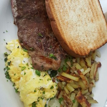 Edgebrook Coffee Shop - Steak & eggs (scrambled) - Coffee & Tea Near Me - Chicago, Illinois
