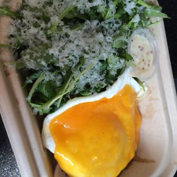 Eggslut - Sausage, egg and cheese on salad instead of bun - Breakfast & Brunch Near Me - Los Angeles, California Eggslut - Sausage, egg and cheese on salad instead of bun - Breakfast & Brunch Near Me - Los Angeles, California