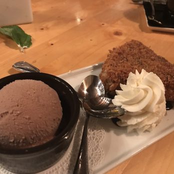 Cabernet Grill - Chicken Fried Pecan Pie with Jack Daniels Ice Cream...perfect combo! - Seafood Near Me - Fredericksburg, Texas