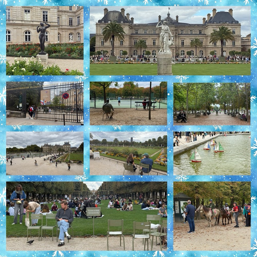 Photo 1: Montage of images from Jardin du Luxembourg Photo 1: Montage of images from Jardin du Luxembourg